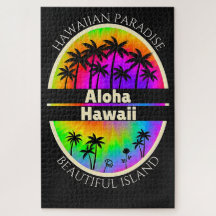 Hawaiaans Paradijs Aloha Palmboom Past overal