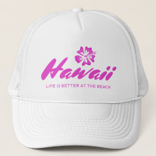 Hawaïaans pet met flora - Het leven is beter op he