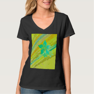 Hawaïaans Polynesisch Tropisch Abstract T-shirt