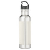 Hawaïaans/Regenboog/Palms Santa Waterfles (Achterkant)