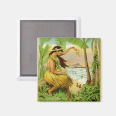 Hawaïaans reizen Magneet (Voorkant / Achterkant)