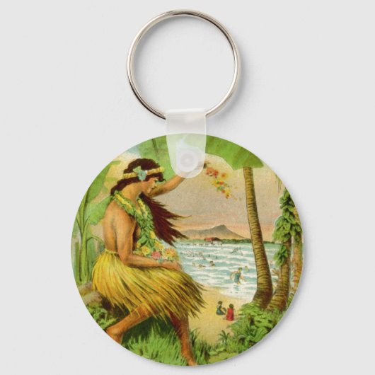  Hawaïaans reizen Sleutelhanger (Voorkant)