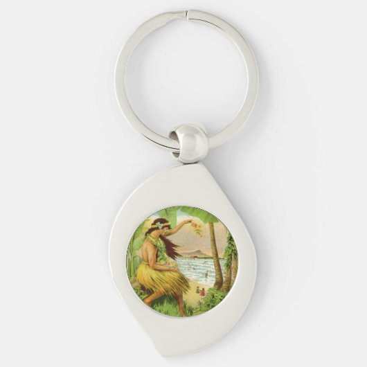  Hawaïaans reizen Sleutelhanger (Voorkant)