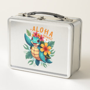 Hawaïaans shirt Aloha Hawaï Zeeschildpad Meisje Vr