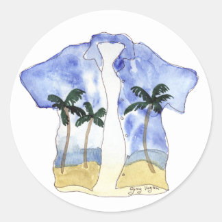Hawaïaans Shirt Sticker