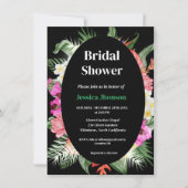 Hawaïaans strand floral vrijgezellenfeest kaart (Voorkant)