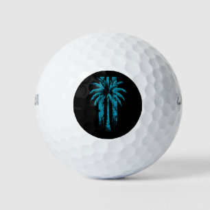 Hawaiaans strand zomer tropische vakantie palmboom golfballen