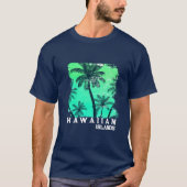 Hawaïaans T-shirt voor heren (Voorkant)