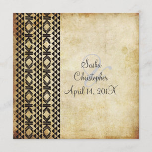 Hawaïaans Tattoo/partijuitnodigingen Kaart