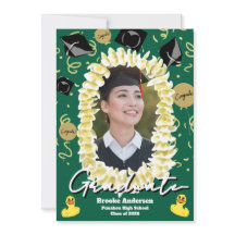 Hawaiaanse afstudeerplumeria-lei-confetti-foto