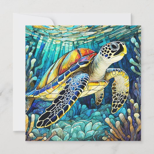 Hawaïaanse aloha kunst kaart blanco terug (Voorkant)