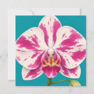Hawaiaanse aloha kunstkaart blanco achterkant