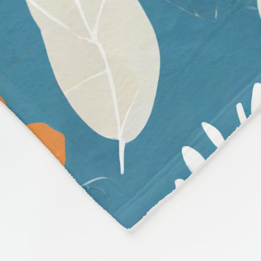 Hawaïaanse aloha print fleece deken (Hoek)