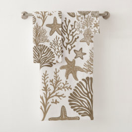 Hawaïaanse Aloha print Tropisch patroon Bad Handdoek