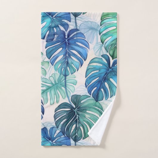 Hawaïaanse Aloha print Tropisch patroon Bad Handdoek (Handdoek)