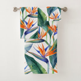 Hawaïaanse Aloha print Tropisch patroon Bad Handdoek