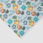 Hawaïaanse ananas en Hibiscus Mele Kalikimaka 2 Tissuepapier (Detail)