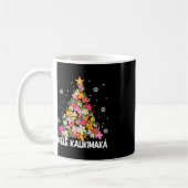 Hawaïaanse Bloemen Kerstboom Mele Kalikimaka Tro Koffiemok (Links)