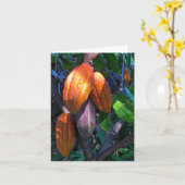 Hawaïaanse cacao kaart (Gele Bloem)