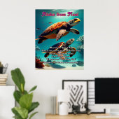 Hawaïaanse eilanden Maui Aloha Poster (Thuiskantoor)