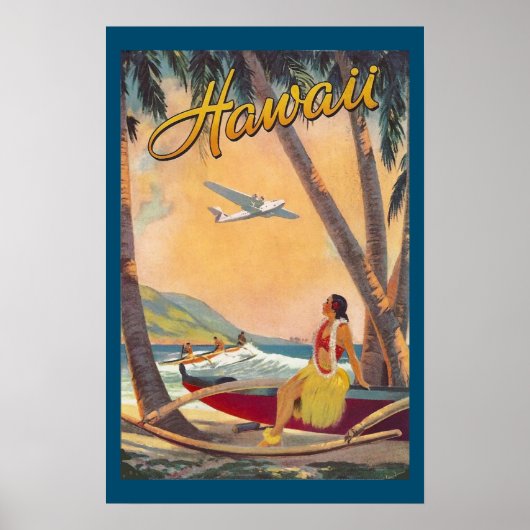  Hawaïaanse eilanden Reizen Aloha Pacific Poster (Voorkant)