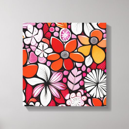 Hawaïaanse feestdag canvas afdruk (Voorkant)