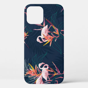 Hawaïaanse flamingo: kunstwerk iPhone 12 hoesje
