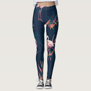 Hawaïaanse flamingo: kunstwerk leggings