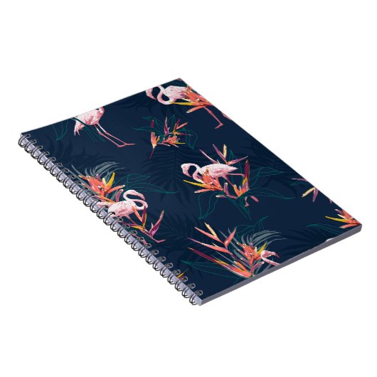 Hawaïaanse flamingo: kunstwerk notitieboek (Rechterzijde)
