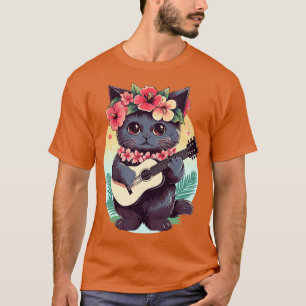 Hawaïaanse gitaar muziek concert festival grappige t-shirt