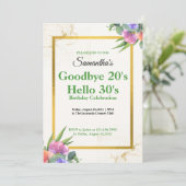 Hawaïaanse Gouden Mist 5x7 Uitnodiging (Staand voorkant)