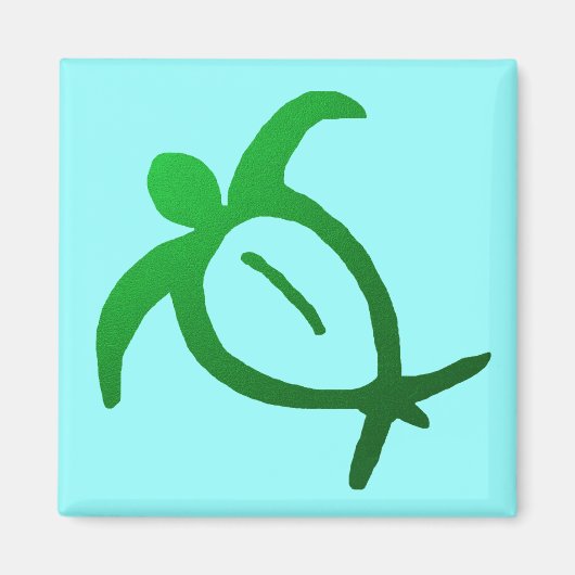 Hawaïaanse Honu Petroglyph - Magneet (Voorkant)