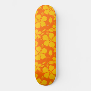 HAWAIAANSE HULA (HIBISCUS) SINAASAPPELMIX SKATEBOARD