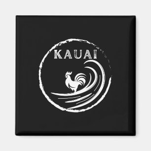 Hawaïaanse Kauai Haan, Kip, Schildpad En Koffie Magneet