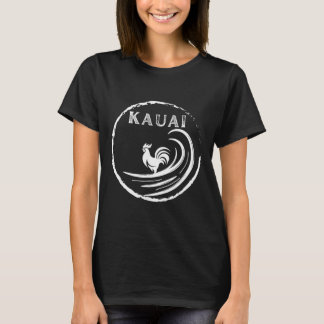 Hawaïaanse Kauai Haan, Kip, Schildpad En Koffie T-shirt