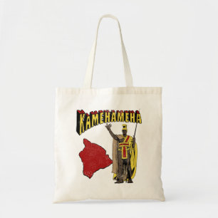 Hawaïaanse krijger hoofdman Koning Kamehameha vint Tote Bag