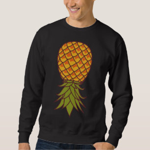 Hawaïaanse levensstijl ananas ondersteboven tropis trui