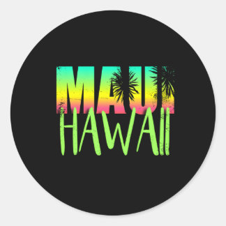 Hawaïaanse Maui Hawaii Vakantie Ronde Sticker