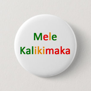 hawaiaanse mele kalikimaka ronde button 5,7 cm