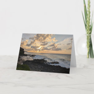 Hawaiaanse Natuurlijke Landschapsfotografie Bedankkaart