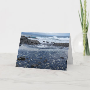 Hawaiaanse Oceaan Getijdenpoel Landschapsfotografi Bedankkaart