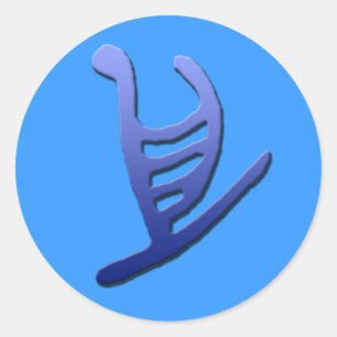 Hawaïaanse Outrigger Petroglyph Sticker