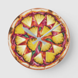 Hawaiaanse Pizza Ronde Klok