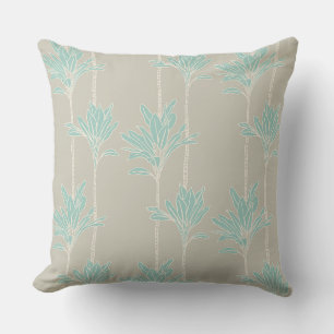 Hawaiaanse print ti blad planten werkkussen kussen