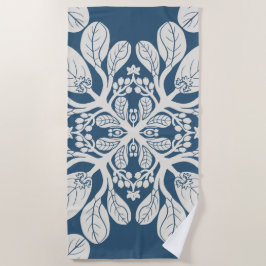 Hawaïaanse Quilt Naupaka in beige Strandlaken