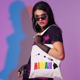 Hawaïaanse regenboog 2 tote bag
