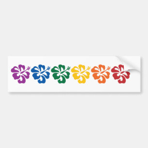 Hawaïaanse regenboog bumpersticker
