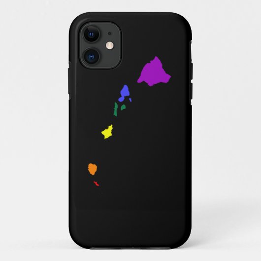 Hawaïaanse regenboog Case-Mate iPhone case (Achterkant)