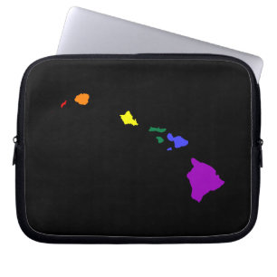 Hawaïaanse regenboog laptop sleeve