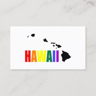Hawaïaanse regenboog visitekaartje